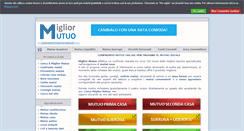 Desktop Screenshot of migliormutuo.it